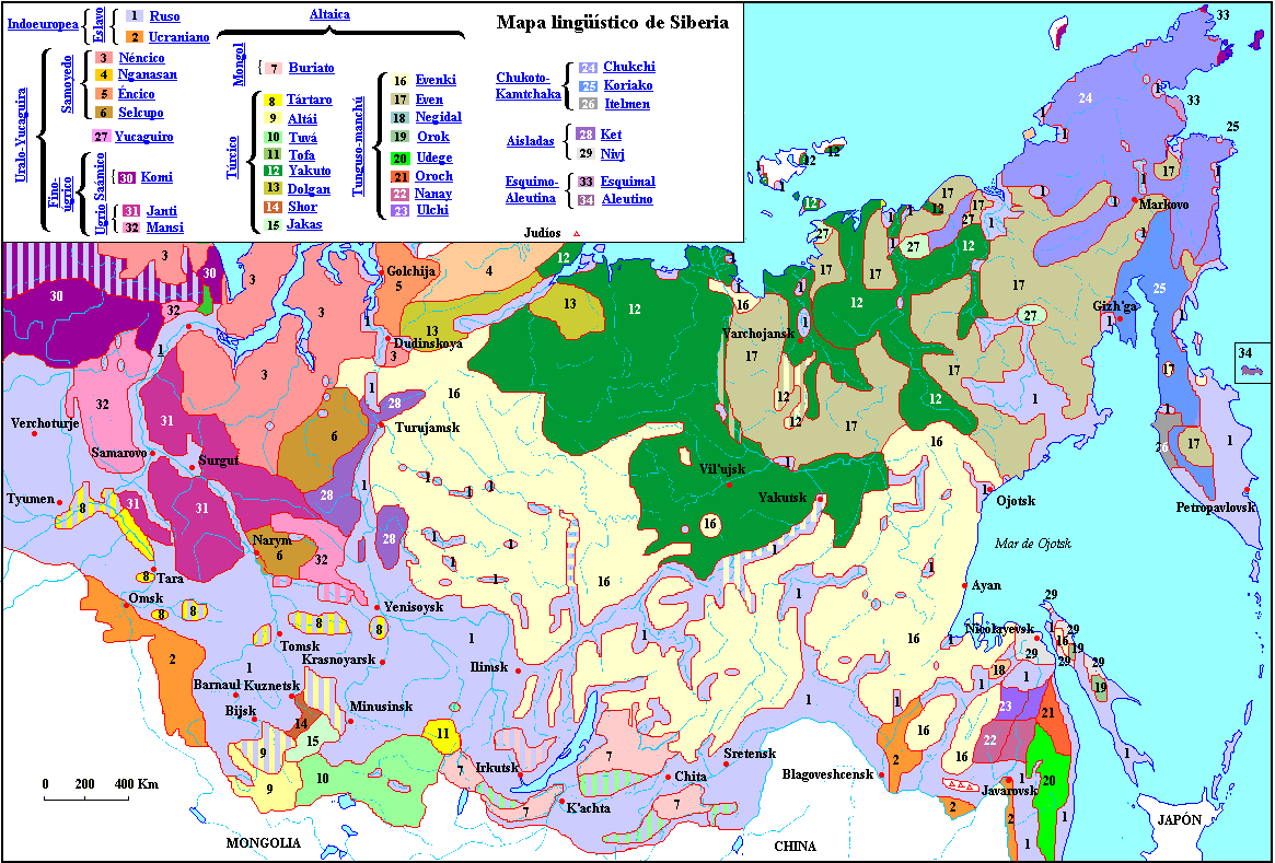 ¿Qué idioma se habla en Siberia?